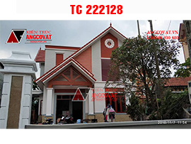 Kinh nghiệm tự xây nhà 2 tầng giá 900 triệu mái thái ở quê hoàn thiện TC222128